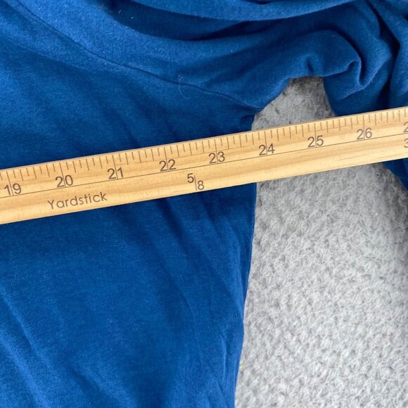 Soft Surroundings Top Womens Extra Large Talasa Blue Embroidered Blouson Knit - Picture 8 of 9